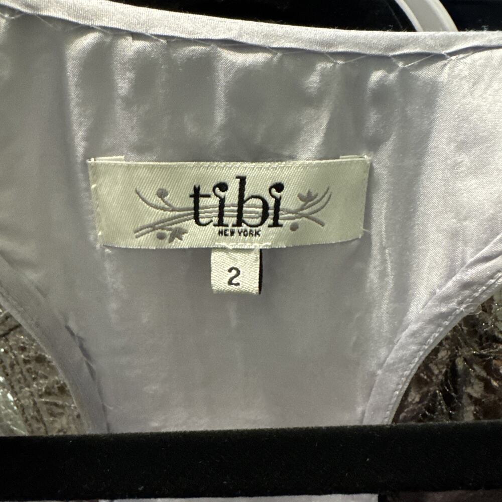 Tibi Lavender Sequin Scoop Neck Tank - Picture 10 of 11